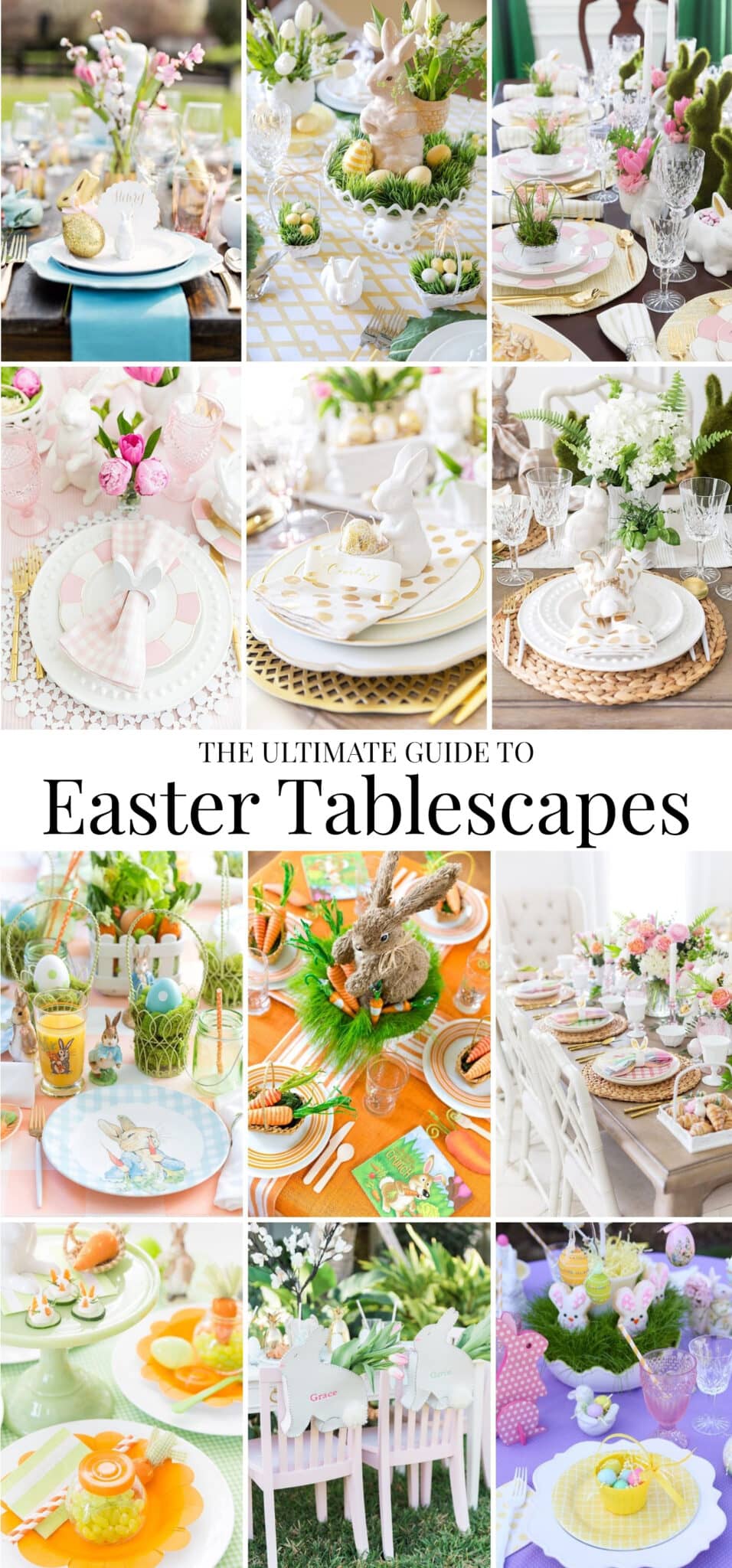 The Ultimate Guide to Easter Tablescapes - Pizzazzerie