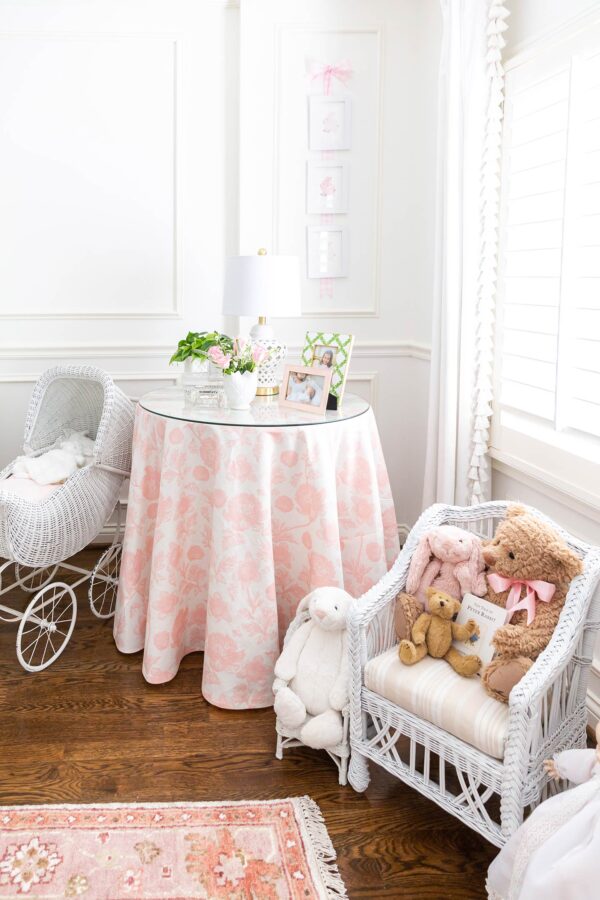 Ivy's Pink and White Nursery Tour Pizzazzerie