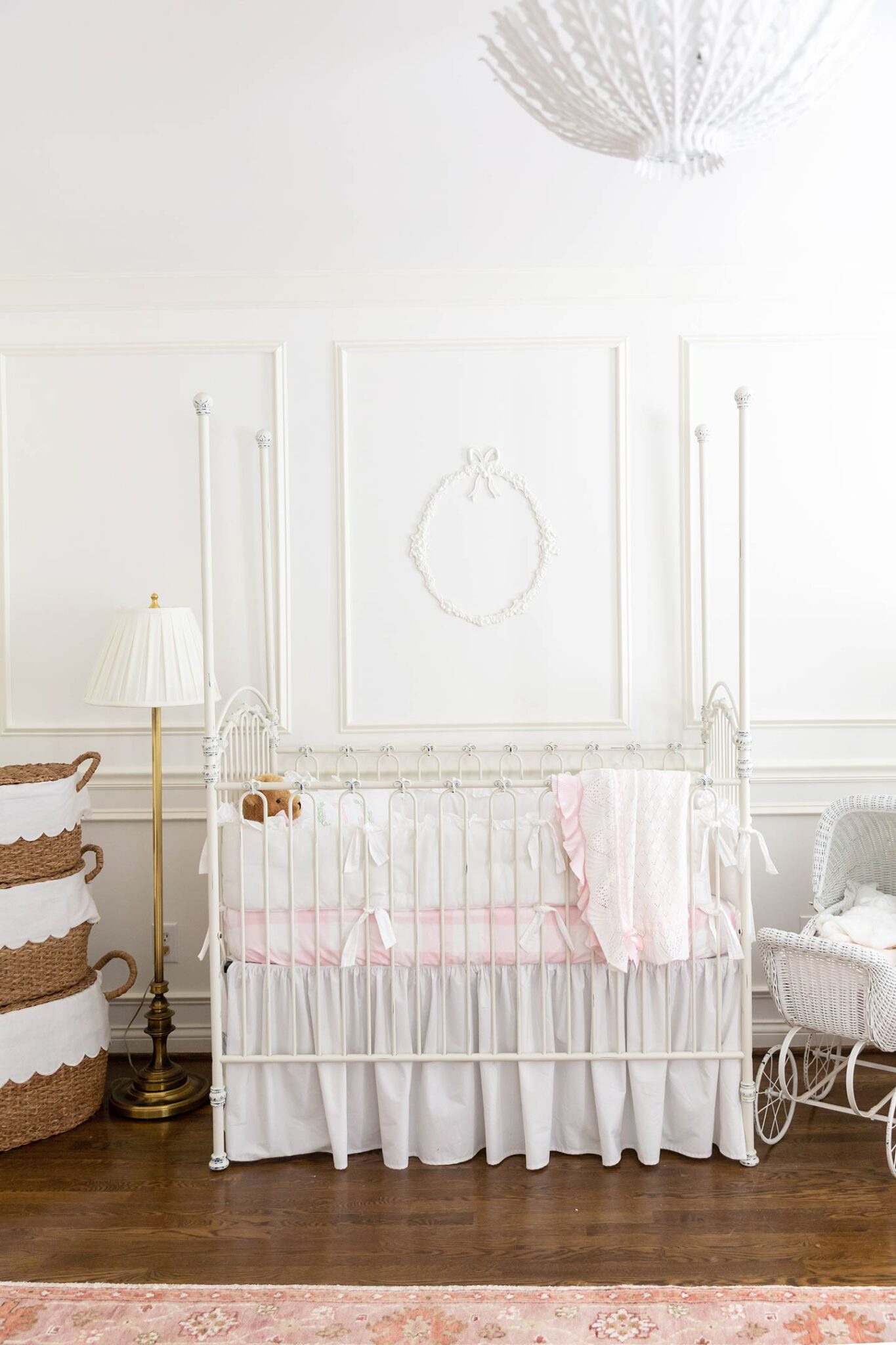 Ivy's Pink and White Nursery Tour - Pizzazzerie