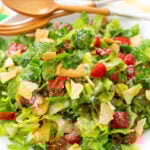 Green Jacket Salad from Augusta, GA in a white bowl