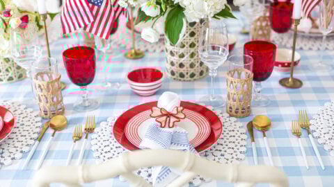 Patriotic Table Decor