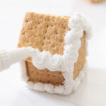 Royal Icing on Gingerbread House