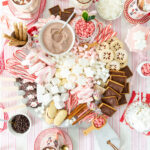 Hot Cocoa Charcuterie Board for Christmas