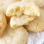 Chewy Coconut Sugar Cookies