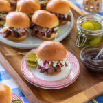 Grilled Steak Sliders with Coleslaw