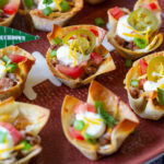 Beef Taco Wonton Cups