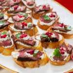 Beef Tenderloin Crostini