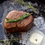 Searing Filet Mignon in Cast Iron