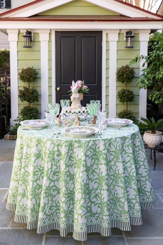 Charleston Tablescape in the Garden