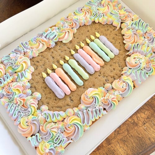 chocolate chip cookie cake recipe