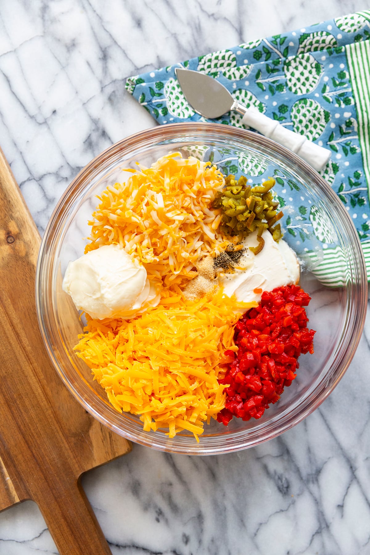 Baked Pimento Cheese Dip Ingredients