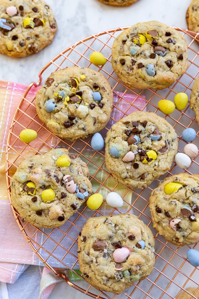 cadbury mini egg cookies